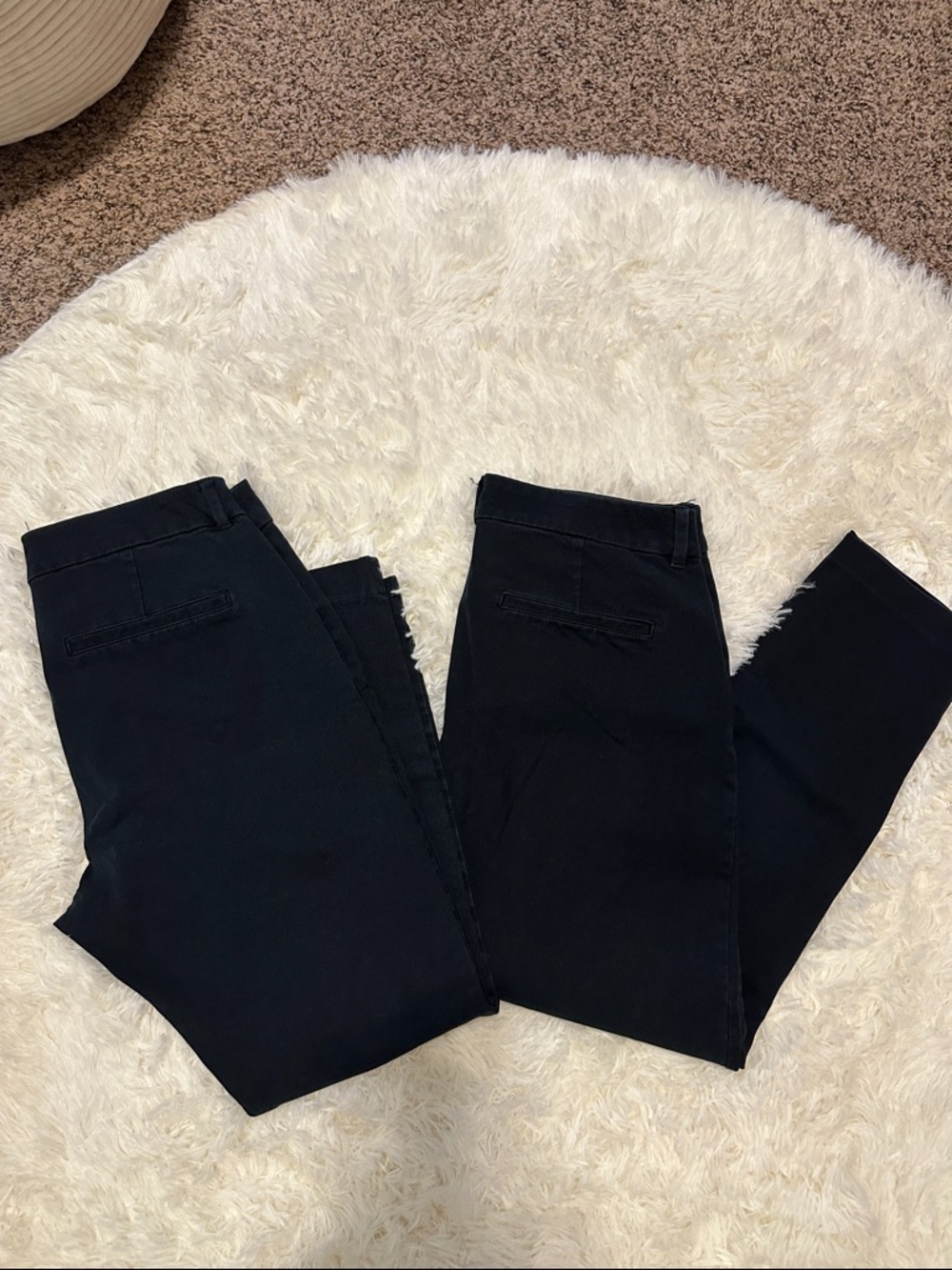 Old Navy Black Skinny Pants - 2 Pair of Women's Pixie High Rise